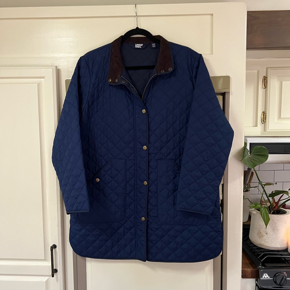 Lands End Quilted Chore Coat